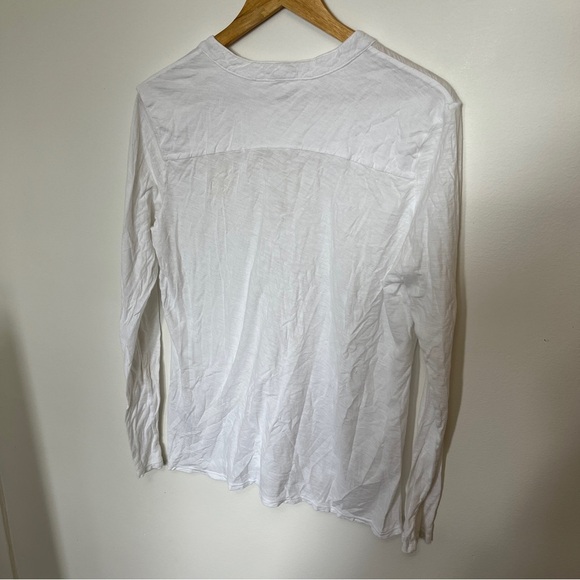 Standard James Perse White Button Up Shirt Size 4 Extra Large Neutral Minimalist - Picture 5 of 5